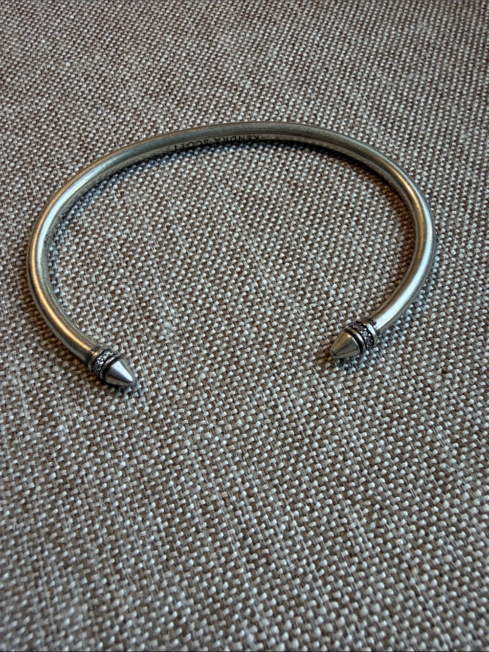 Kendra Scott Silver Pointed Open Cuff Bracelet